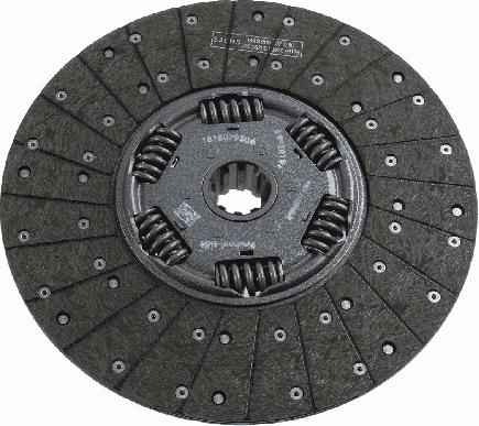 SACHS 1878 079 306 - Sajūga disks www.autospares.lv