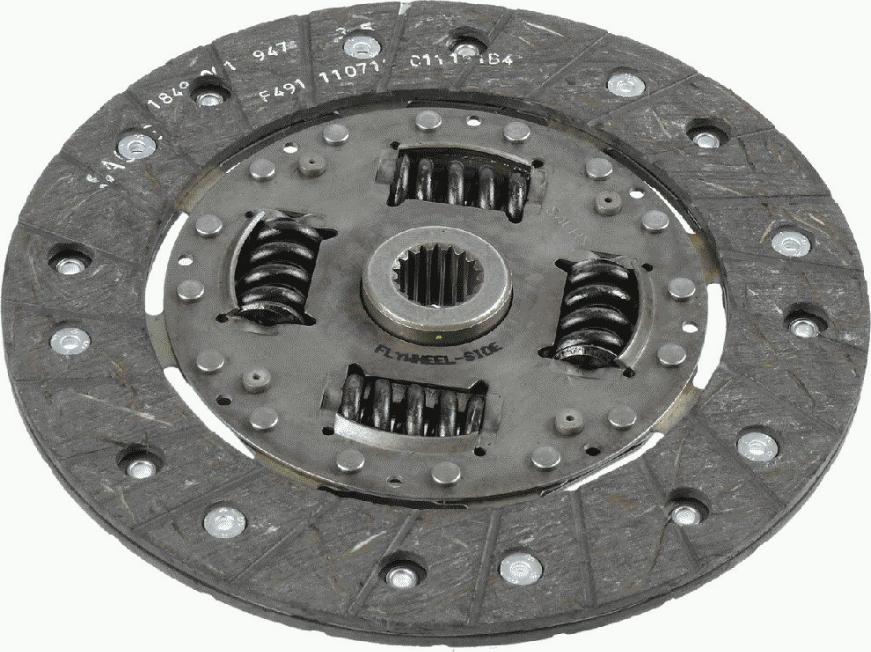 SACHS 1878 077 941 - Sajūga disks www.autospares.lv