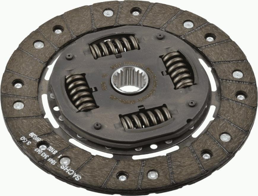 SACHS 1 878 077 541 - Диск сцепления, фрикцион www.autospares.lv