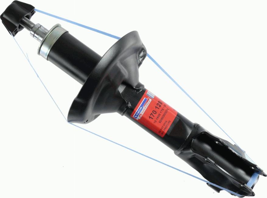 SACHS 170 128 - Shock Absorber www.autospares.lv