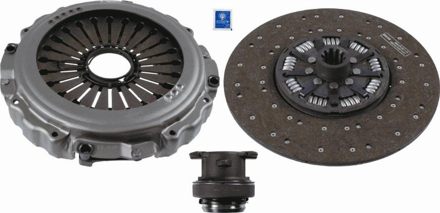 SACHS 3 400 107 031 - Sajūga komplekts www.autospares.lv