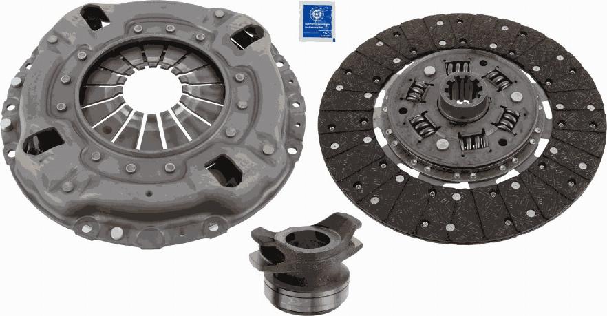 SACHS 3 400 116 101 - Sajūga komplekts www.autospares.lv