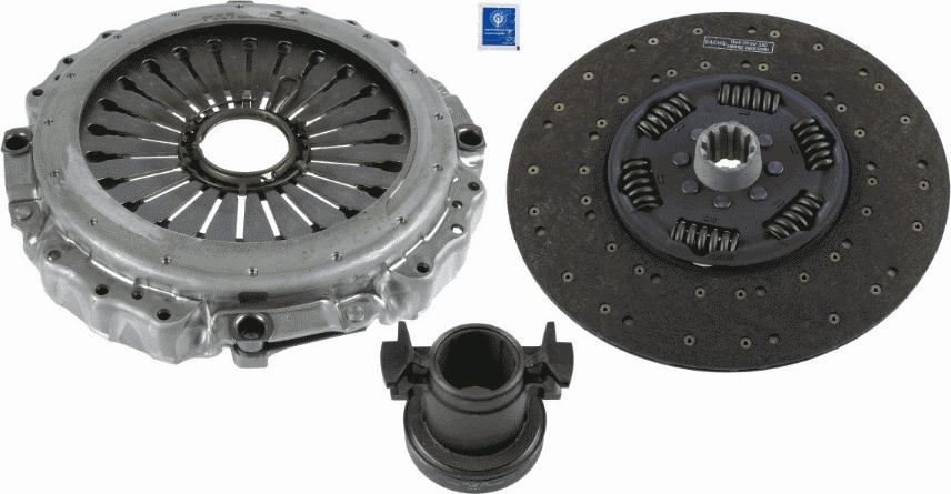 SACHS 3 400 122 901 - Sajūga komplekts www.autospares.lv