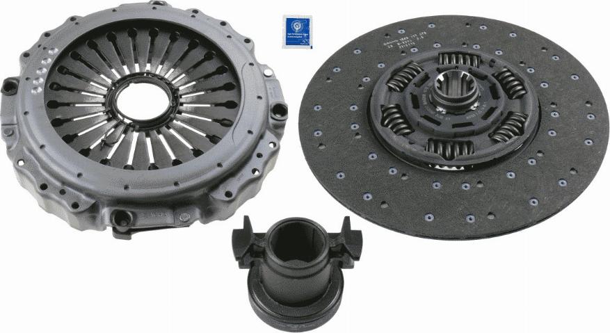 SACHS 3 400 122 601 - Sajūga komplekts www.autospares.lv