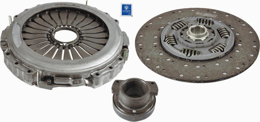 SACHS 3400 700 491 - Комплект сцепления www.autospares.lv