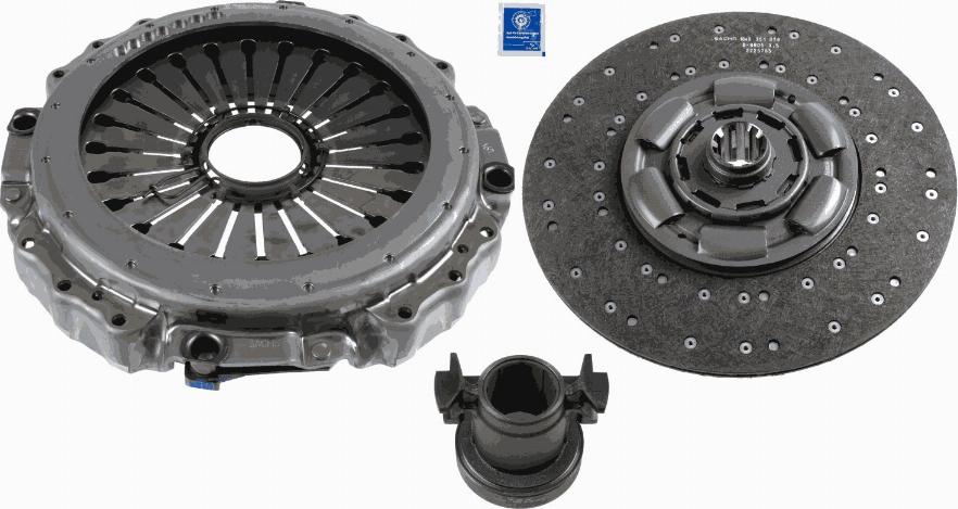 SACHS 3 400 700 411 - Sajūga komplekts www.autospares.lv