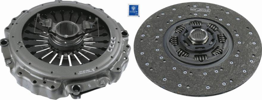 SACHS 3400 700 472 - Sajūga komplekts www.autospares.lv