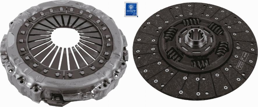 SACHS 3400 700 693 - Sajūga komplekts www.autospares.lv