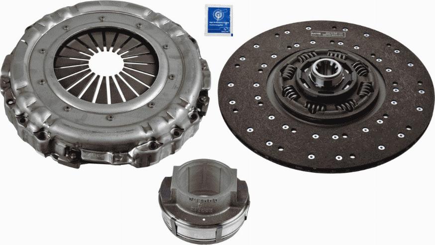 SACHS 3400 700 622 - Sajūga komplekts www.autospares.lv