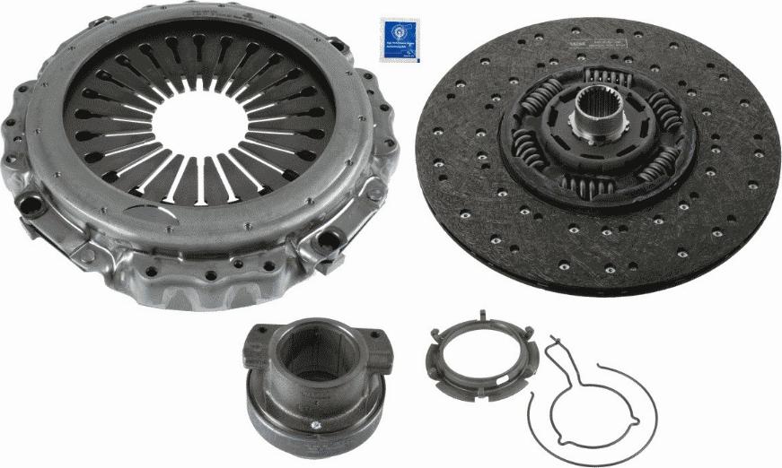 SACHS 3400 700 356 - Sajūga komplekts www.autospares.lv