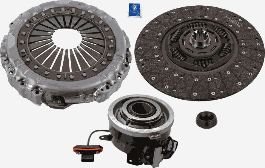 SACHS 3400 710 090 - Sajūga komplekts www.autospares.lv