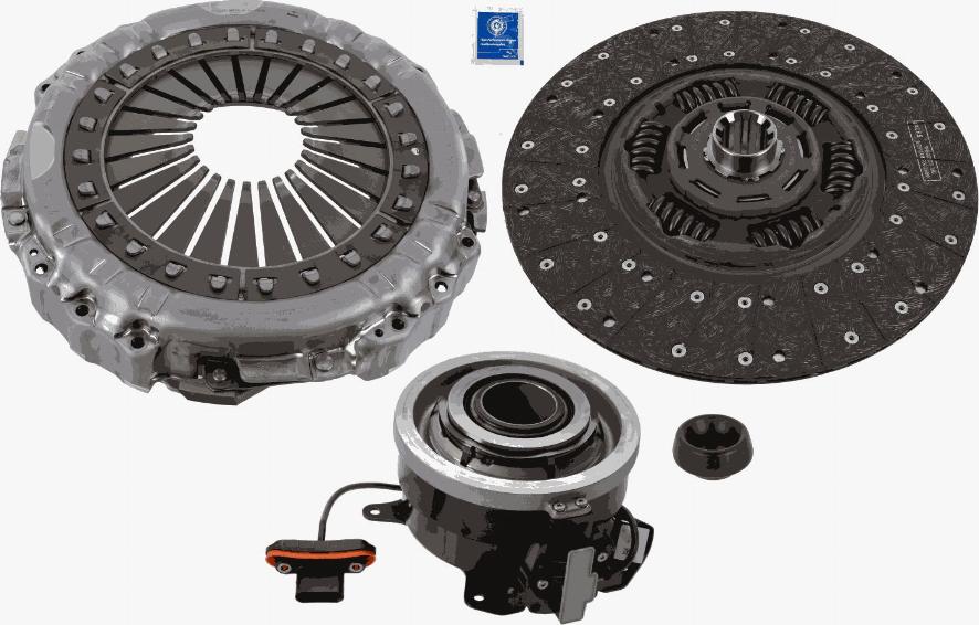 SACHS 3400 710 091 - Sajūga komplekts www.autospares.lv