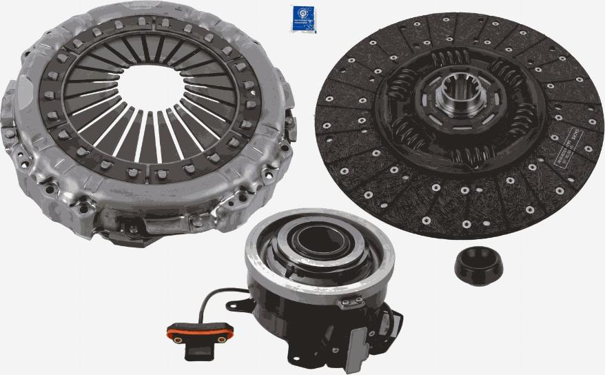 SACHS 3400 710 093 - Sajūga komplekts www.autospares.lv