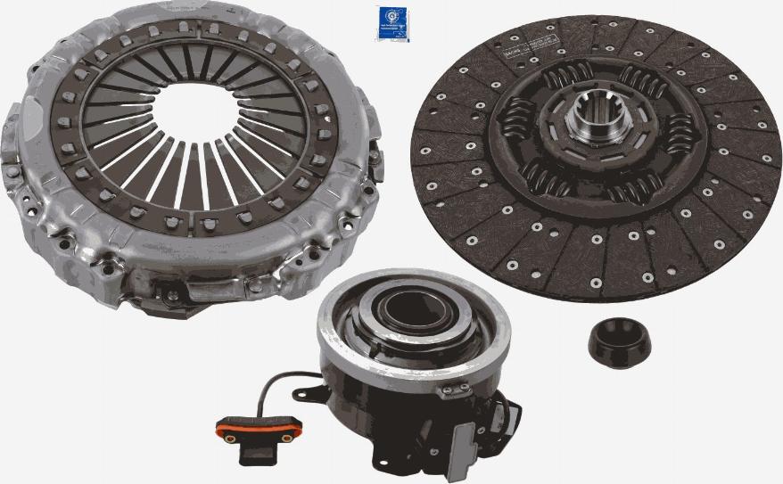 SACHS 3400 710 092 - Sajūga komplekts www.autospares.lv