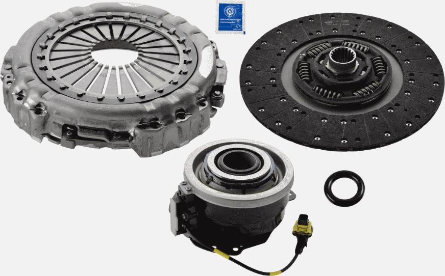 SACHS 3400 710 070 - Sajūga komplekts www.autospares.lv