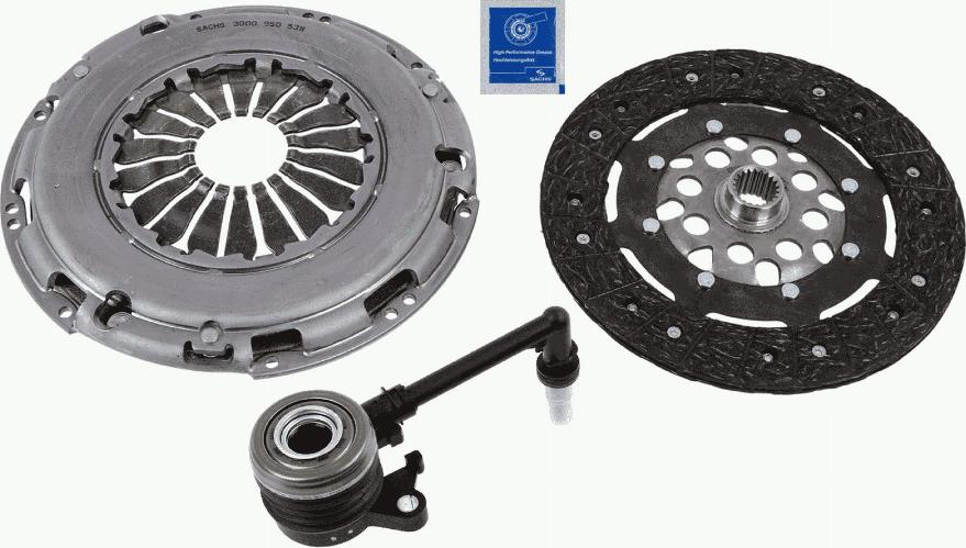 SACHS 3000 990 490 - Комплект сцепления www.autospares.lv