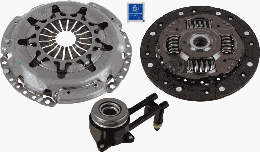 SACHS 3000 990 493 - Sajūga komplekts www.autospares.lv