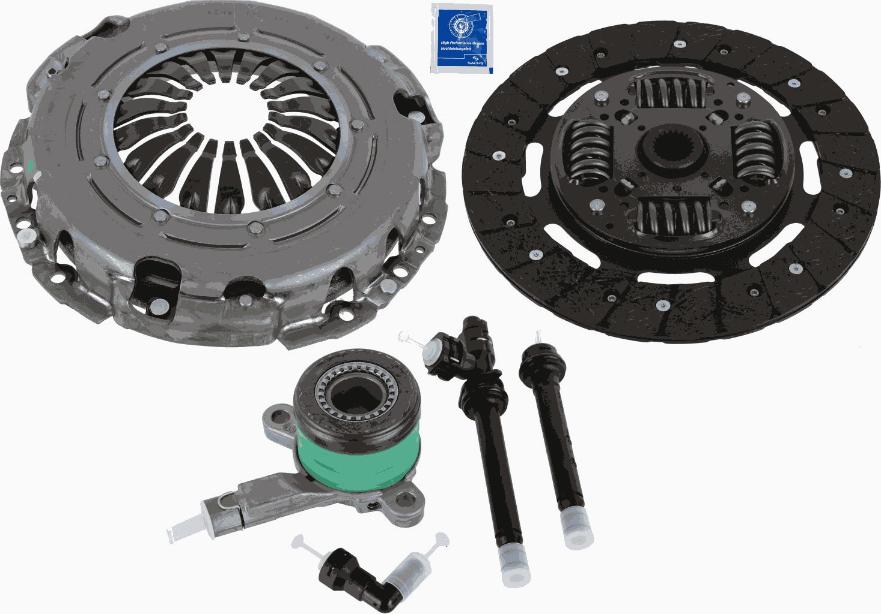 SACHS 3000 990 445 - Sajūga komplekts autospares.lv