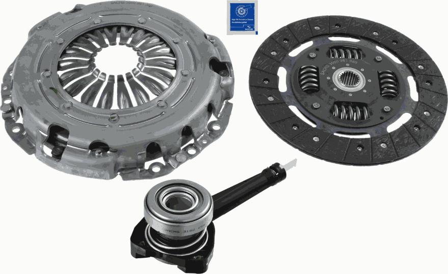 SACHS 3000 990 408 - Sajūga komplekts autospares.lv