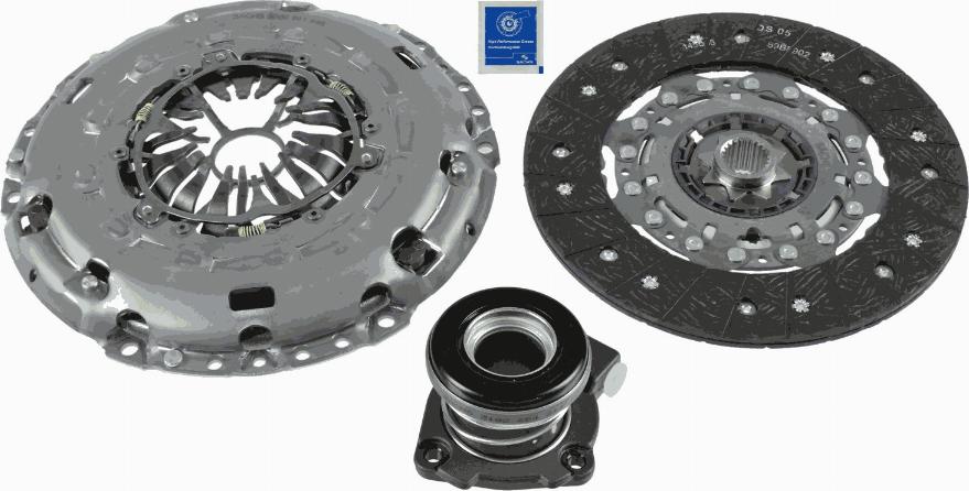 SACHS 3000 990 402 - Sajūga komplekts autospares.lv