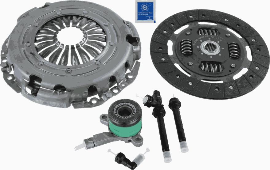 SACHS 3000 990 410 - Sajūga komplekts www.autospares.lv