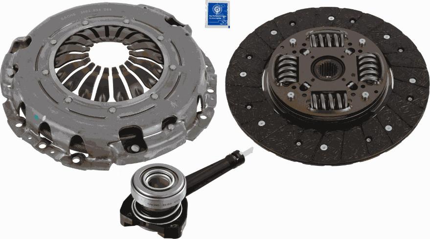 SACHS 3000 990 483 - Sajūga komplekts autospares.lv