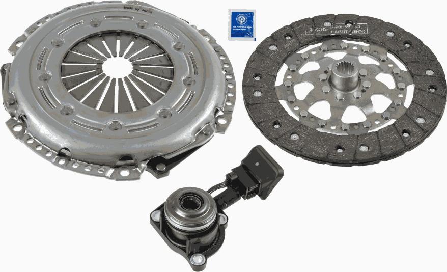 SACHS 3000 990 549 - Sajūga komplekts www.autospares.lv