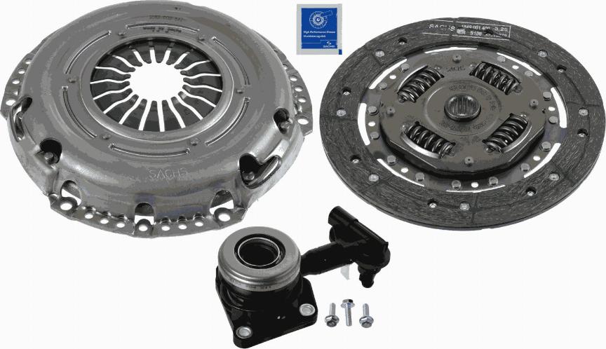 SACHS 3000 990 519 - Sajūga komplekts www.autospares.lv