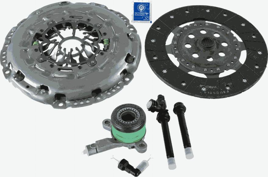 SACHS 3000 990 512 - Sajūga komplekts www.autospares.lv