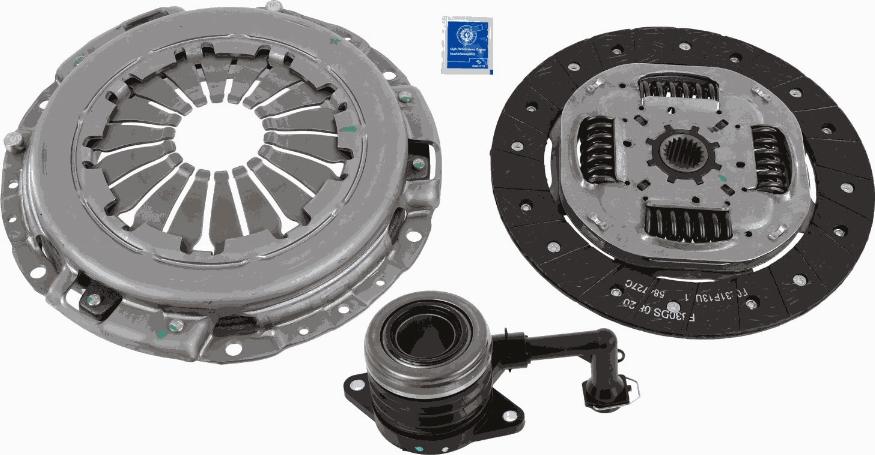 SACHS 3000 990 538 - Sajūga komplekts autospares.lv