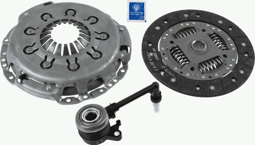 SACHS 3000 990 532 - Sajūga komplekts www.autospares.lv