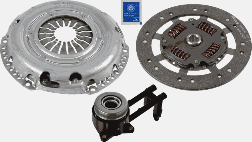 SACHS 3000 990 521 - Sajūga komplekts www.autospares.lv