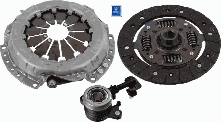 SACHS 3000 990 523 - Sajūga komplekts autospares.lv