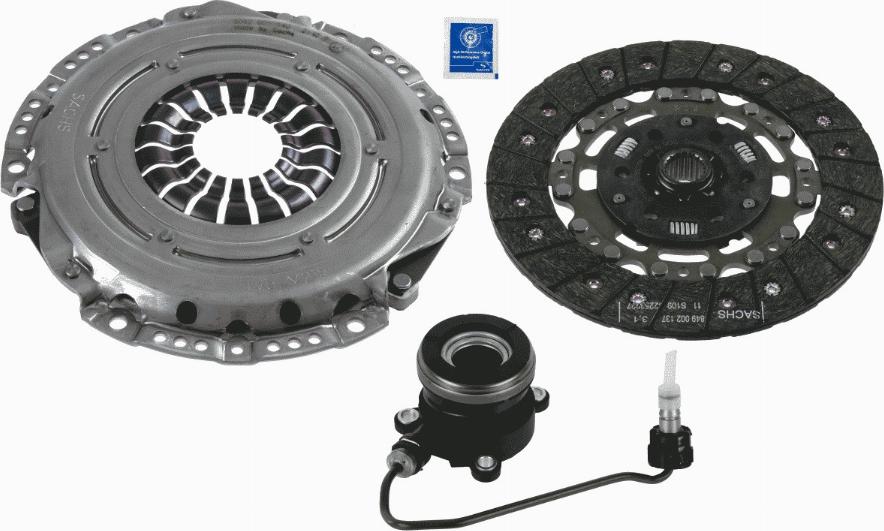 SACHS 3000 990 527 - Sajūga komplekts www.autospares.lv