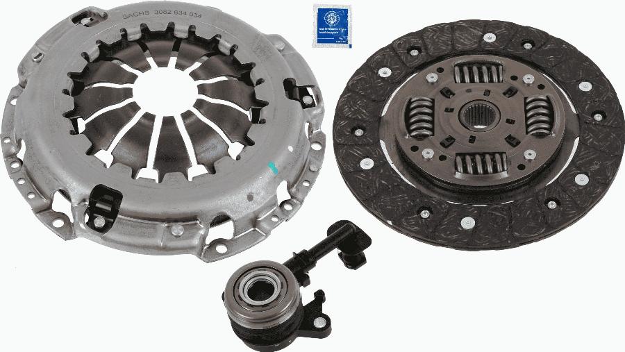 SACHS 3000 990 572 - Sajūga komplekts www.autospares.lv