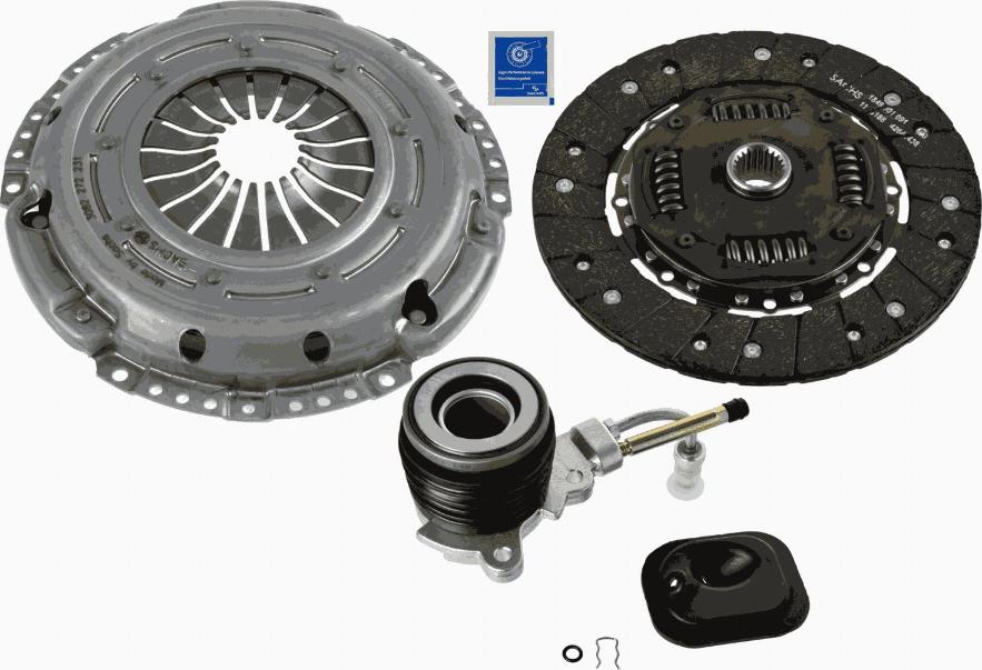 SACHS 3000 990 055 - Sajūga komplekts www.autospares.lv