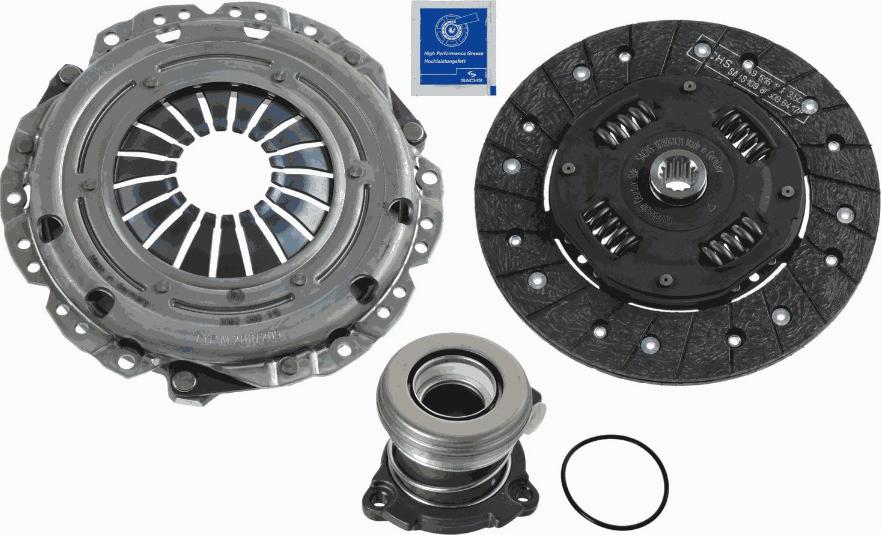 SACHS 3000 990 160 - Sajūga komplekts autospares.lv