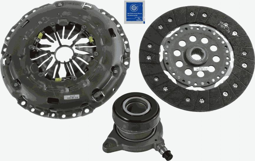 SACHS 3000 990 184 - Sajūga komplekts www.autospares.lv