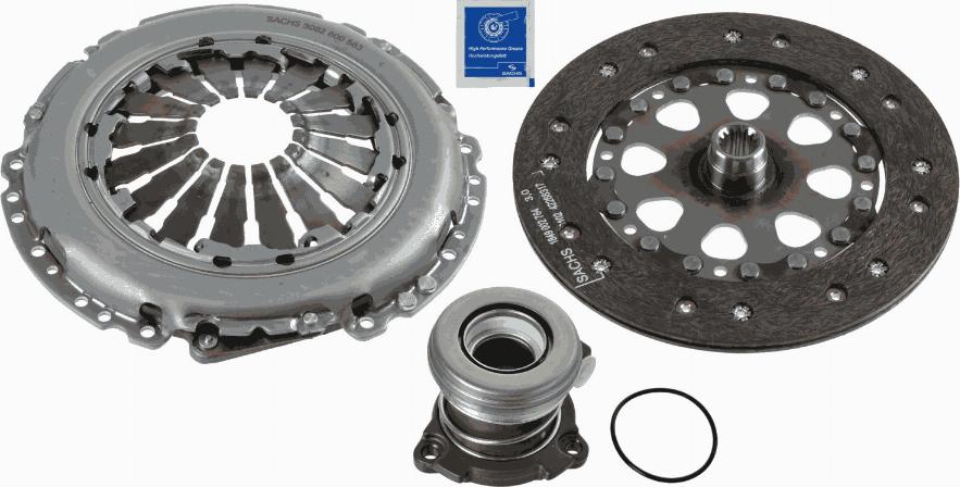 SACHS 3000 990 132 - Sajūga komplekts autospares.lv