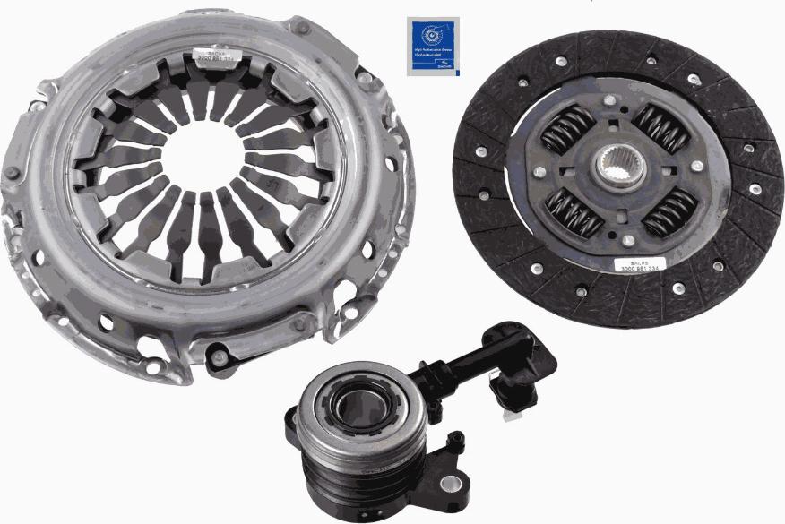 SACHS 3000 990 128 - Clutch Kit www.autospares.lv