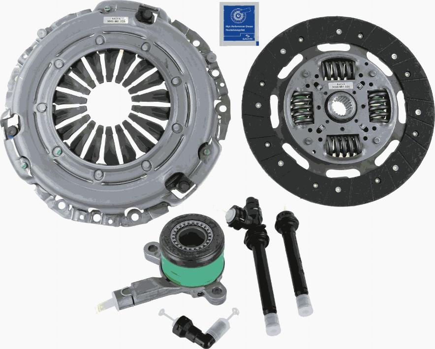 SACHS 3000 990 399 - Sajūga komplekts autospares.lv