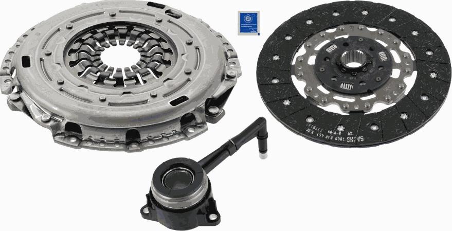 SACHS 3000 990 344 - Sajūga komplekts www.autospares.lv