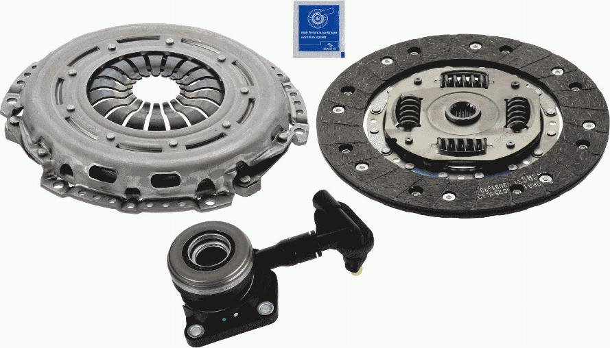 SACHS 3000 990 342 - Sajūga komplekts www.autospares.lv