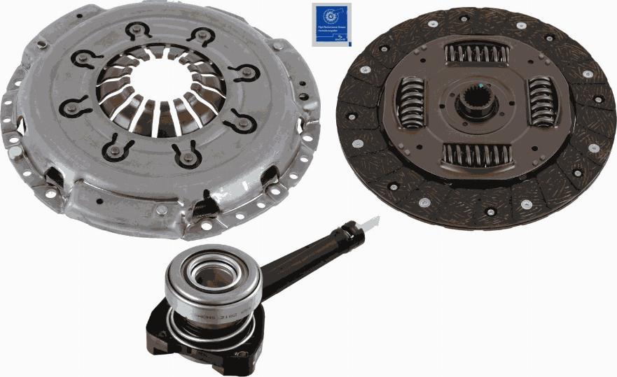 SACHS 3000 990 382 - Sajūga komplekts autospares.lv