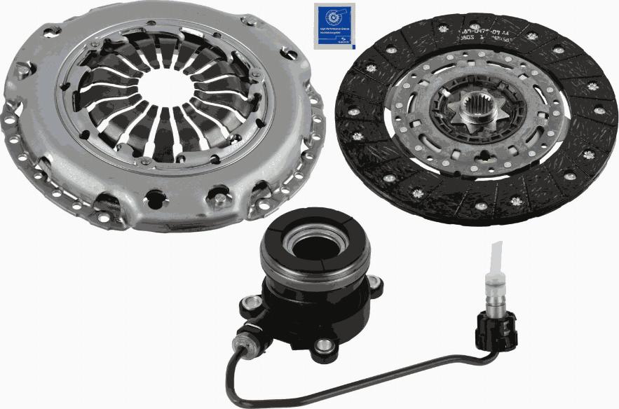 SACHS 3000 990 334 - Sajūga komplekts autospares.lv