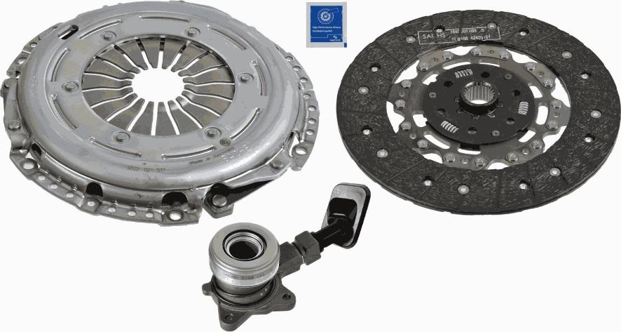 SACHS 3000 990 296 - Sajūga komplekts www.autospares.lv