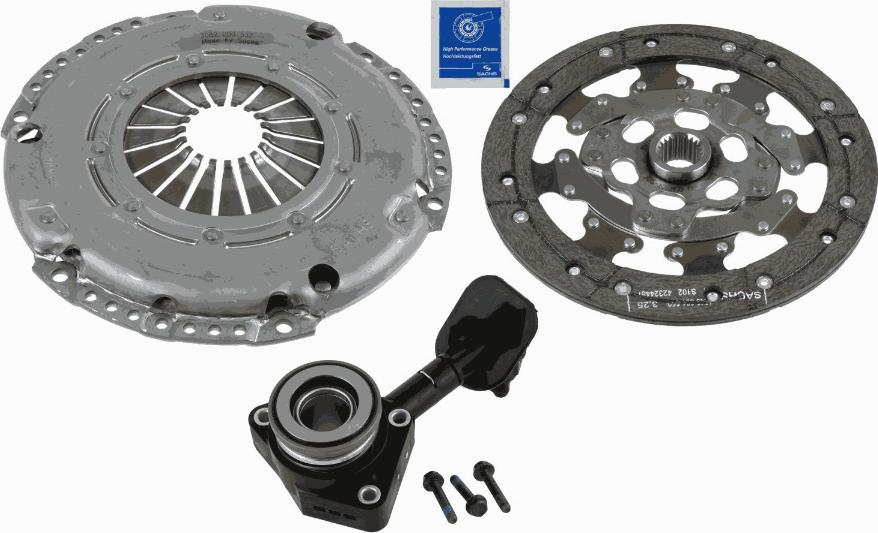 SACHS 3000 990 224 - Sajūga komplekts www.autospares.lv