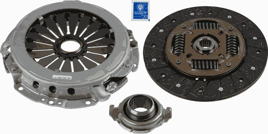 SACHS 3000 954 066 - Sajūga komplekts www.autospares.lv