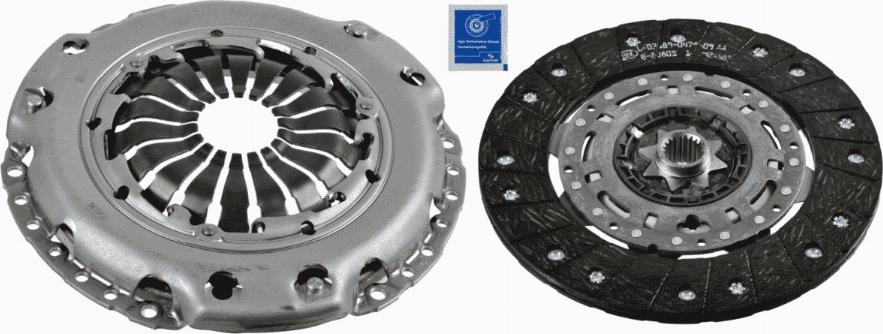 SACHS 3000 950 943 - Sajūga komplekts autospares.lv