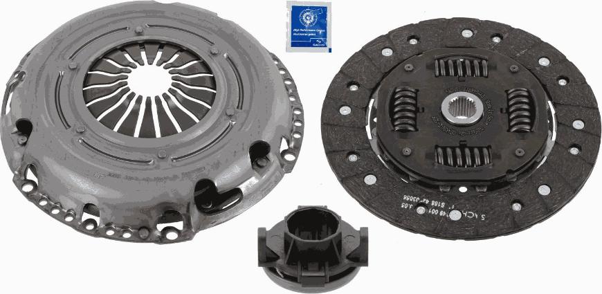 SACHS 3000 950 601 - Sajūga komplekts www.autospares.lv